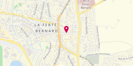 Plan de LECOURT Stéphanie, 5 Rue d'Orleans, 72400 La Ferté-Bernard