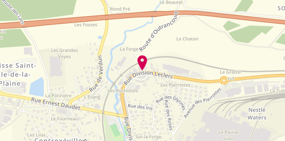 Plan de CAVALIN Valérie, 687 Rue Division Leclerc, 88140 Contrexéville