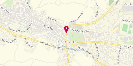 Plan de CHRIST Carole, 4 Route de Bergheim, 68150 Ribeauvillé