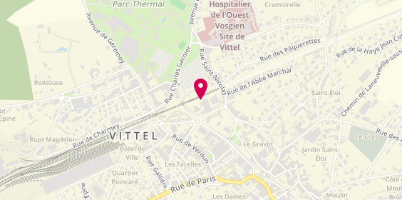 Plan de BONVILLE Alexia, 25 Rue Marcel Soulier, 88800 Vittel