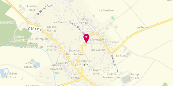 Plan de BADEY Stéphanie, 11 Bis Rue de l'Eglise, 10390 Clérey