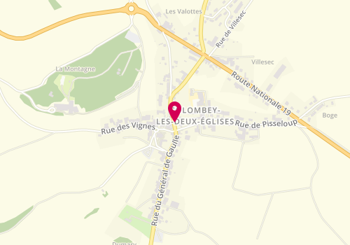 Plan de VERNET Christine, 68 Rue du General de Gaulle, 52330 Colombey-les-Deux-Églises