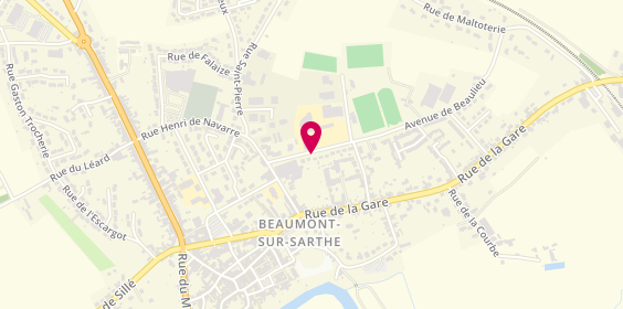 Plan de ARGENTIERI Patricia, 8 Avenue du Joncheray, 72170 Beaumont-sur-Sarthe