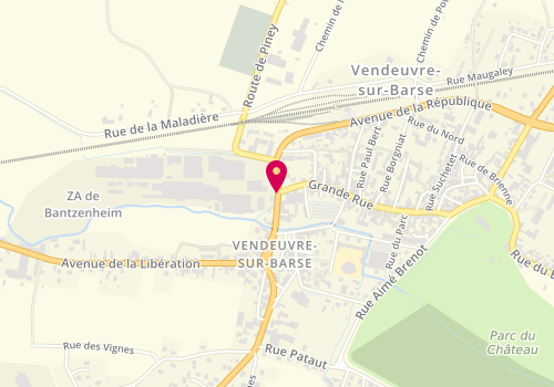 Plan de MARSAL Cédric, 1 Avenue de la Republique, 10140 Vendeuvre-sur-Barse