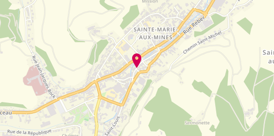 Plan de CHAPELLE Véronique, 12 Rue du Temple, 68160 Sainte-Marie-aux-Mines