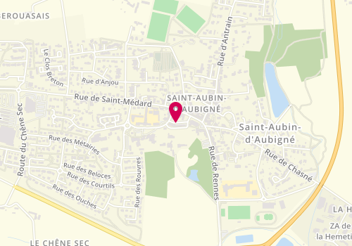 Plan de LETANOUX Vincent, 7 Place du Marche, 35250 Saint-Aubin-d'Aubigné