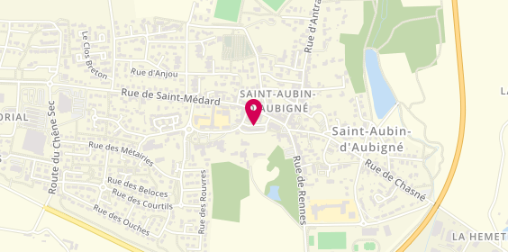 Plan de BEAUMESNIL Flavie, Place du Marche, 35250 Saint-Aubin-d'Aubigné