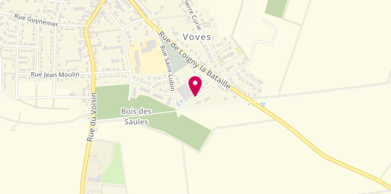 Plan de FAURIE Dru Vanessa, 3 Rue du Bois des Saules, 28150 Les Villages-Vovéens