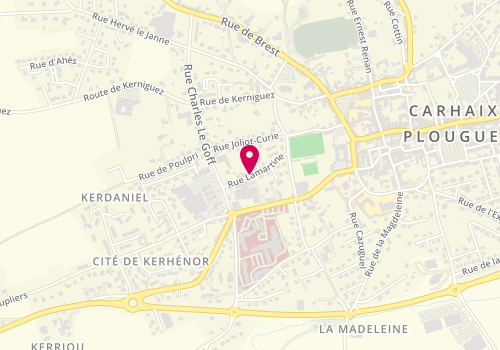Plan de FLECHER Karine, 2 Rue de Lamartine, 29270 Carhaix-Plouguer
