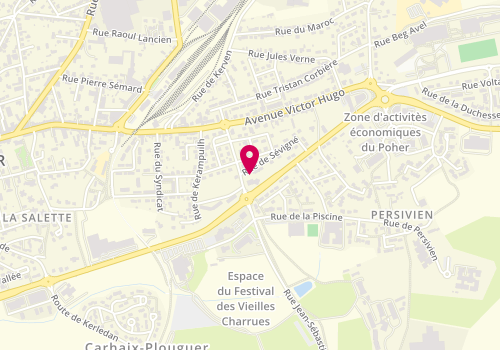 Plan de JEGOU Esther, 11 Rue Madame de Sevigne, 29270 Carhaix-Plouguer
