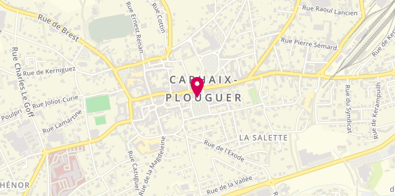 Plan de BERTHELEME Aurélie, 13 Rue Henri Leclerc, 29270 Carhaix-Plouguer
