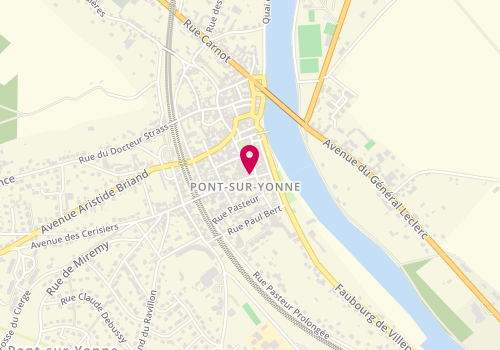 Plan de MOREAU LAURENCE Bruneau, 4 Rue du Gatinais, 89140 Pont-sur-Yonne