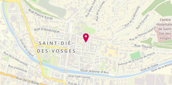 Plan de COQUET Olivier, 15 Rue des Orfevres, 88100 Saint-Dié-des-Vosges