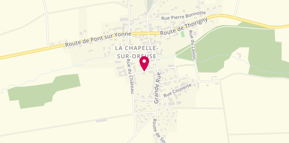 Plan de CHABLE Isabelle, 5 Rue de la Ferme, 89260 La Chapelle-sur-Oreuse