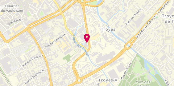 Plan de NACHIN Valérie, 26 Boulevard Jules Guesde, 10000 Troyes