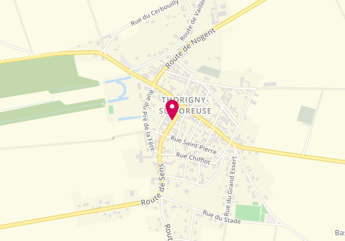 Plan de JAMET Dorothée, 5 Route de Sens, 89260 Thorigny-sur-Oreuse