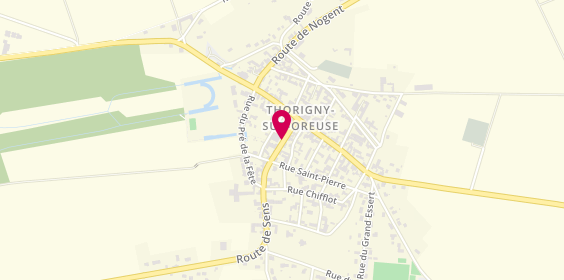 Plan de CAIGNOL Sabrina, 5 Route de Sens, 89260 Thorigny-sur-Oreuse