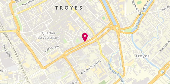 Plan de LANGUILLAT Sophie, 22 Boulevard du 14 Juillet, 10000 Troyes