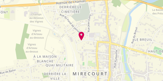 Plan de LEBLOND Pascaline, 23 A Rue du Pres Paradis, 88500 Mirecourt
