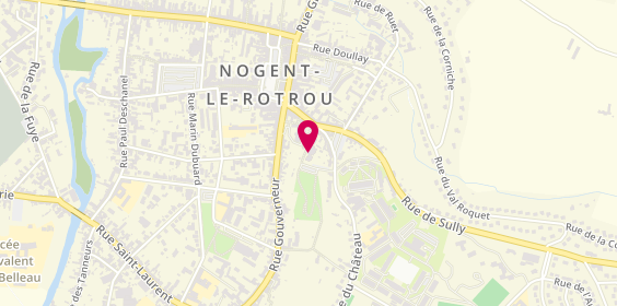 Plan de DAREAU Nathalie, 37 Rue du Chateau, 28400 Nogent-le-Rotrou