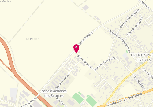 Plan de MAGLOIRE Chloé, 24 Rue Chaumard, 10150 Creney-près-Troyes
