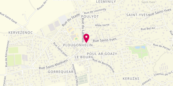 Plan de POLLEFOORT Dominique, 1 Rue Saint Yves, 29217 Plougonvelin