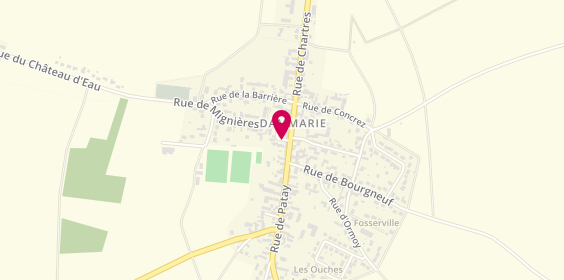 Plan de CAUNEILLE Aurélie, 12 Place de l'Eglise, 28360 Dammarie