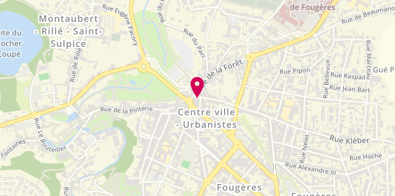 Plan de POISSON Laura, 4 Rue des Pres, 35300 Fougères