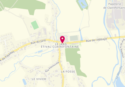 Plan de COLIN Sophie, 20 Place Abbatiale, 88480 Étival-Clairefontaine