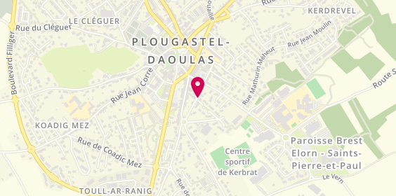 Plan de ROSSI Anne-Claire, 12 Rue de Wesport, 29470 Plougastel-Daoulas