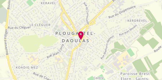 Plan de POULIQUEN Pierre, 17 Rue de la Poste, 29470 Plougastel-Daoulas