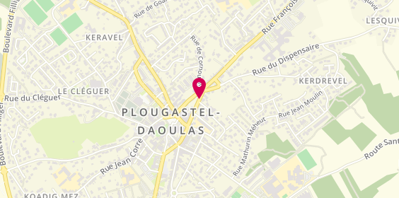 Plan de APPRIOU Audrey, 16 Rue du Champ de Foire, 29470 Plougastel-Daoulas