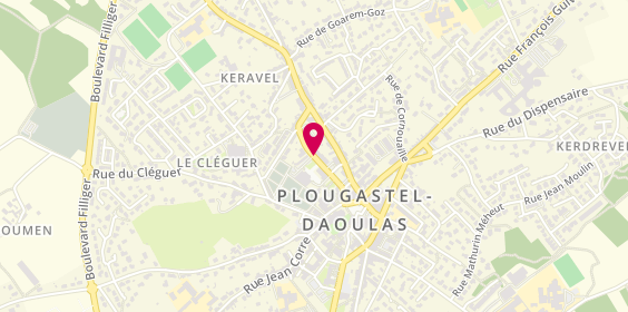 Plan de BEAUGUION-SZCZYGIEL Dominique, 7 Rue Louis Nicolle, 29470 Plougastel-Daoulas