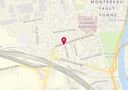 Plan de BONCET Nathalie, 2 Rue Habert, 77130 Montereau-Fault-Yonne
