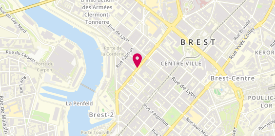Plan de MEAUDE Anne Sophie, 16 Rue Jules Michelet, 29200 Brest