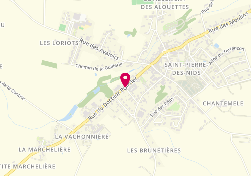 Plan de COUPRY Corinne, 16 Rue du Docteur Poirier, 53370 Saint-Pierre-des-Nids