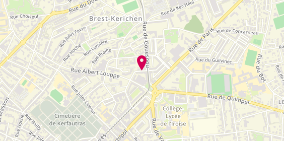 Plan de HOUDOUX Stéphane, 38 Rue du Vercors, 29200 Brest