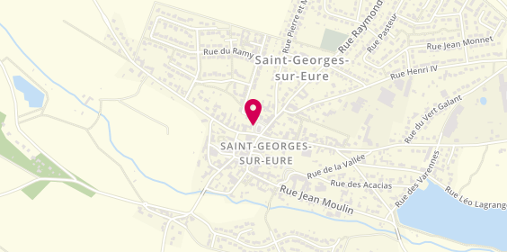 Plan de BOUSQUIE Aurélie, 6 Place de la Laiterie, 28190 Saint-Georges-sur-Eure
