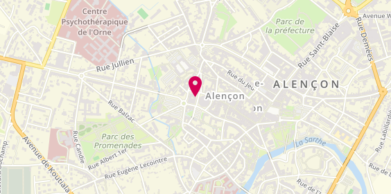 Plan de BLATRIX Pauline, 28 Place de la Halle au Ble, 61000 Alençon