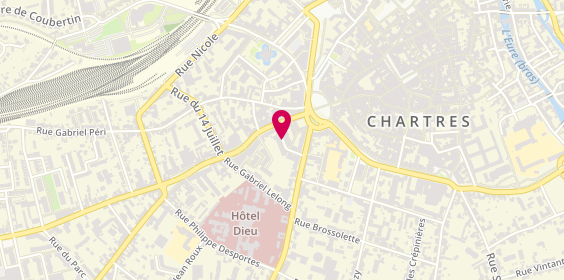 Plan de CHAUVEAU Corinne, 12 Rue du Docteur Michel Gibert, 28000 Chartres