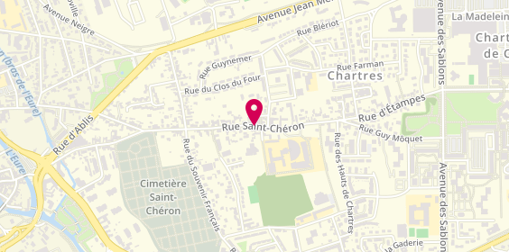 Plan de ANDRE-MONTES Céline, 52 Rue Saint Chéron, 28000 Chartres
