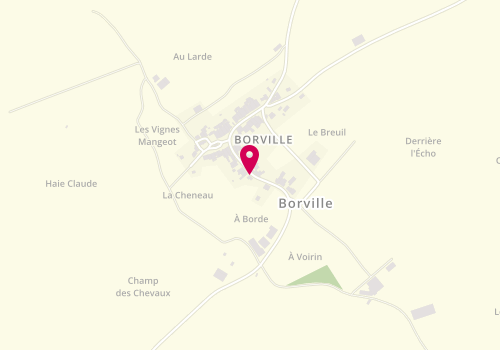 Plan de GAZEAU Lydie, 8 Route de Loromontzey, 54290 Borville