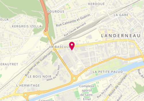 Plan de LE Roux Marie José, 2 Rue de la Marne, 29800 Landerneau