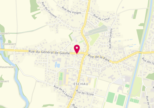 Plan de TEIXEIRA Sandrine, 3 Rue du Général de Gaulle, 67114 Eschau