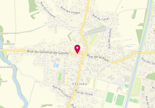 Plan de HERTRICH Stéphanie, 1 Rue du Général de Gaulle, 67114 Eschau