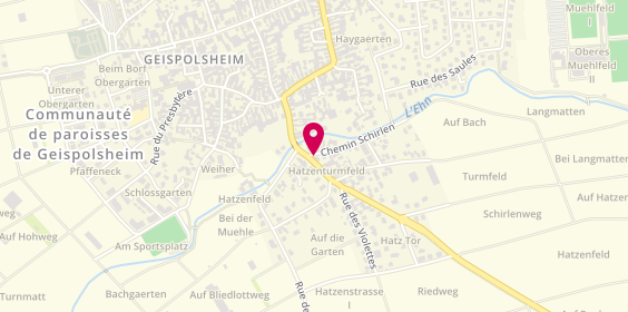 Plan de BAKIR Caroline, 23 A Rue de Hattisheim, 67118 Geispolsheim