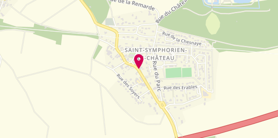Plan de HOUSSU Laetitia, 10 Rue Guy de la Vasselais, 28700 Saint-Symphorien-Le-Château