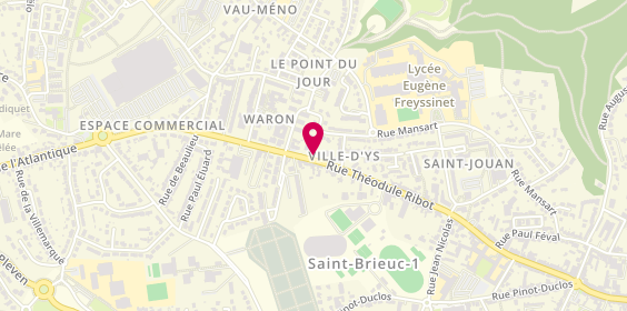 Plan de DREAU DERRIEN Anouck, 80 Rue Theodule Ribot, 22000 Saint-Brieuc