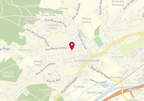 Plan de GRISLIN Marie, 6 Rue du Hantz, 67130 Lutzelhouse