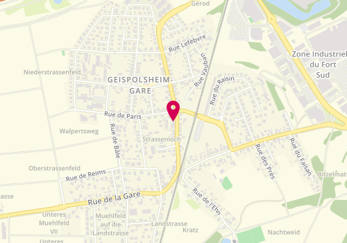 Plan de RAKOTOVAO Georges, 21 Bis Rue de Verdun, 67118 Geispolsheim